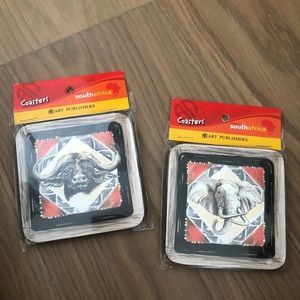 coasters South African animals new brand new travel cute